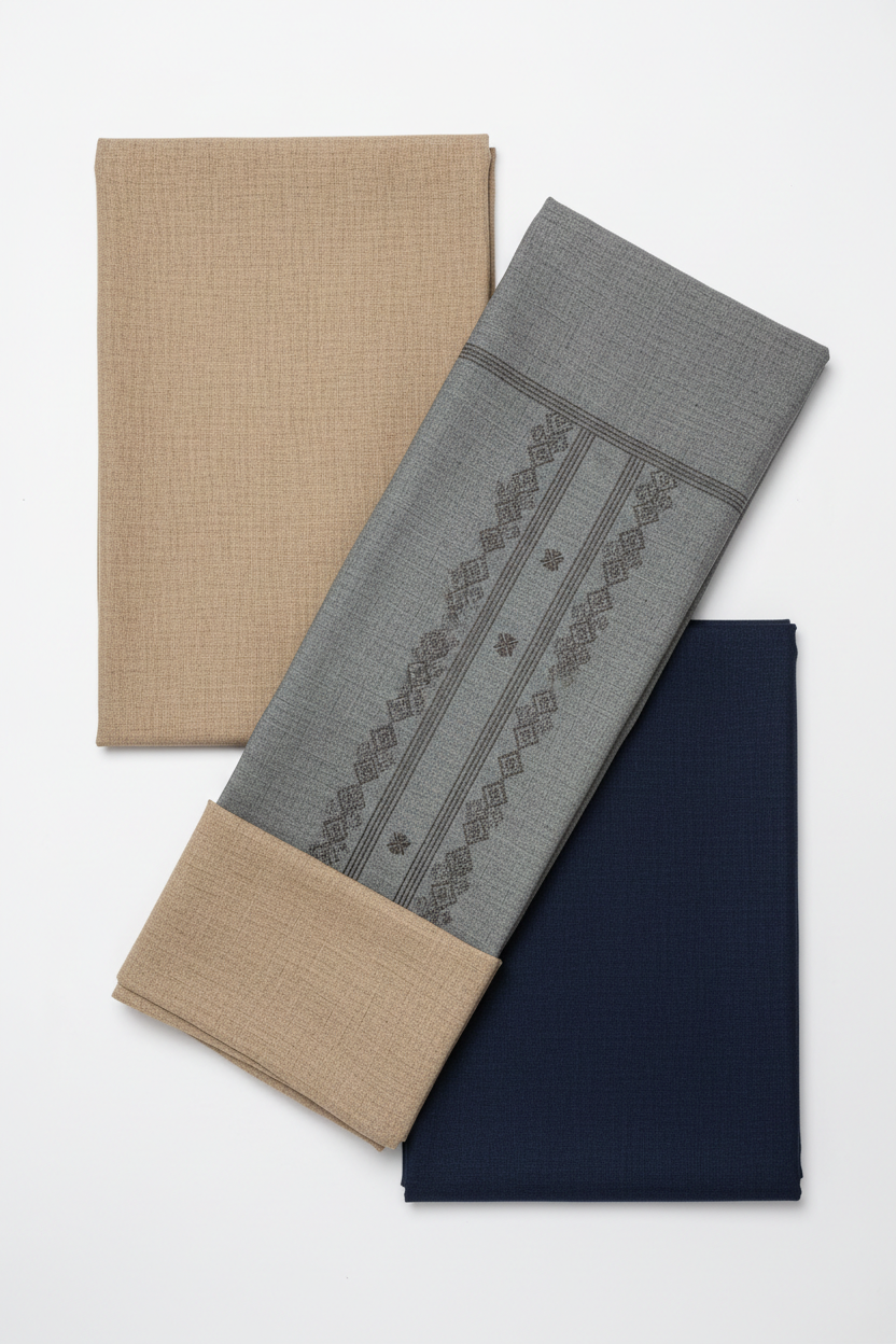 Pakistani Men's Unstitched Suit
