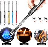 USB Rechargeable Flameless Arc Lighter | Flexible & Windproof Electric Wand Lighter view 1
