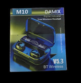 M10 Damix V 5.3 Bluetooth Wireless Earbuds with LED Display, Touch Control, and Long Battery Life view 5