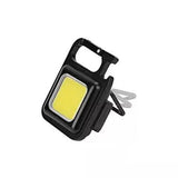Portable Keychain Light | 500 Lumens Mini COB LED Flashlight with Foldable Handle & USB Rechargeable view 1