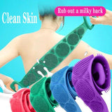 Magic Silicone Brushes Bath Towels | Rubbing Back Mud Peeling Body Massage Shower Extended | Scrubber Skin Clean Brushes Bathroom view 5