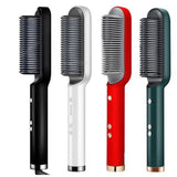 Hair Straightener Brush & Styler | Model 909 | Fast Heating Electric Straightening Comb view 1