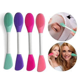 Double Ended Silicone Face Mask & Cleansing Brush | Soft Reusable Skincare Applicator | Pack of 2 view 1