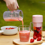 Crusher Juicer 2-in-1 Mini Portable Blender | USB Rechargeable | 6-Blade High-Speed Juicer | Random Color view 3