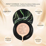 SUNISA 3-in-1 Air Cushion CC & BB Cream | Waterproof Moisturizing Foundation with Sponge view 2