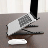 Plastic Foldable & Portable Laptop Stand | Lightweight Adjustable Laptop Holder | High-Quality ABS view 2