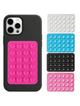 Stick & Grip Suction Cup Phone Holder | Reusable Silicone Pad | Random Color view 1