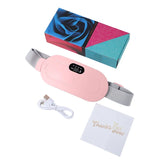 Digital Period Heating Pad & Vibrating Belt | Fast Menstrual Cramp Relief | Rechargeable & Portable view 1