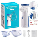 Portable Rechargeable Nebulizer Machine Asthma Inhaler 0.5L for Kids and Adults view 1