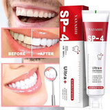 Yayashi SP-4 Ultra Whitening Toothpaste | Stain Remover & Fresh Breath Formula view 1