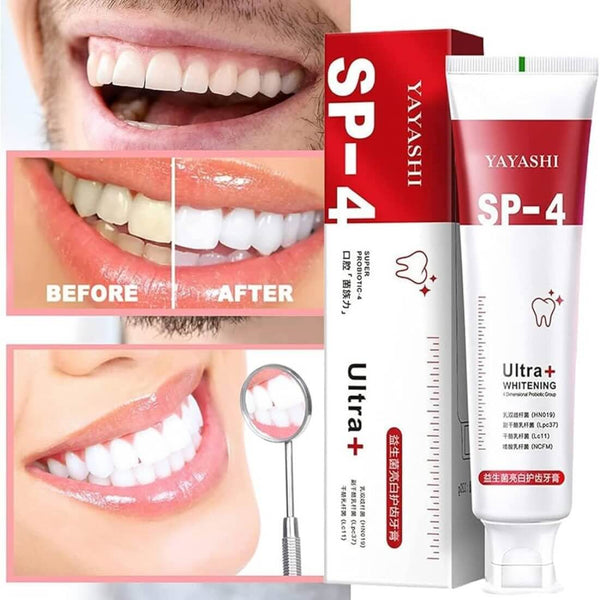 Yayashi SP-4 Ultra Whitening Toothpaste | Stain Remover & Fresh Breath Formula