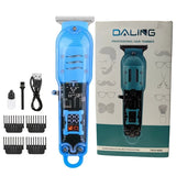 Transparent LCD Electric Hair Trimmer | USB Rechargeable | Professional Grooming view 6