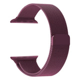 Plum | Apple Watch Milanese Magnetic Loop Strap | Stainless Steel Band  | 42mm / 44mm / 45mm view 1