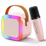 Karaoke Portable Wireless Bluetooth Speaker with Microphone Sound System for Singing and Parties (Random Color) view 1