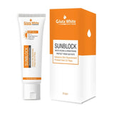 Gluta White SunBlock SPF 60 | Moisturizing & Brightening Sunscreen for All Skin Types view 1