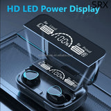 M10 Damix V 5.3 Bluetooth Wireless Earbuds with LED Display, Touch Control, and Long Battery Life view 3