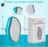 Portable Magic Hair Remover for Arms, Legs & Back | Crystal Hair Eraser for Painless Hair Removal view 3