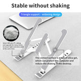 Plastic Foldable & Portable Laptop Stand | Lightweight Adjustable Laptop Holder | High-Quality ABS view 4