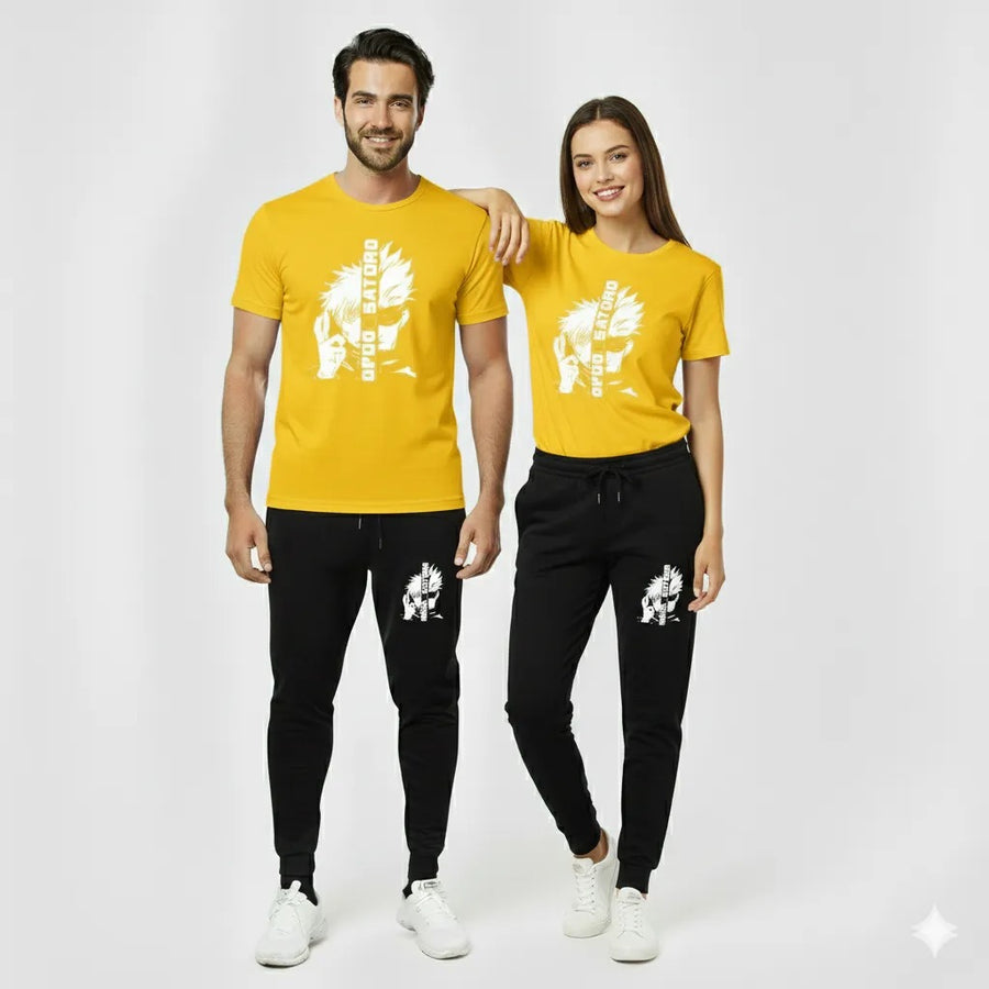 Anime Printed Tracksuit Set — Trending Youth Graphic T-Shirt & Trouser
