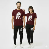 Anime Printed Tracksuit Set — Trending Youth Graphic T-Shirt & Trouser view 2