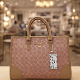 Signature Print Tote Bag for Women (Beige) view 6