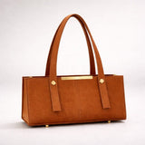 Grace Line Structured PU Leather Tote Bag for Women (Black) view 5