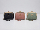 Premium Women's Mini Wallet — Luxury Ladies Quilted Clutch Purse view 2