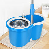 360 Degree Rotating Spin Mop with Stainless Steel Bucket view 3