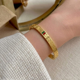 Designer-Inspired Korean Bangle – Trendy Wrist Jewelry view 4