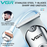VGR V-071 Professional Hair Clipper — Cordless Electric Hair Cutting Machine view 3