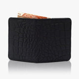 Men's Slim Leather Bifold Wallet with Card Slots & ID Window view 3