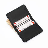 Men's Slim Leather Bifold Wallet with Card Slots & ID Window view 5