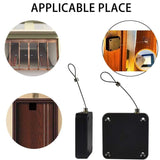 Portable Automatic Door Closer | Punch-Free Installation | Self-Closing Device with Strong Pull Force view 3