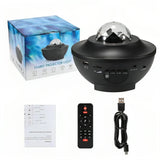 Galaxy Star Projector Lamp | LED Nebula Universe Effect & Built-in Speaker view 1