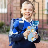 Bus Shape School Water Bottle | 500ml | With Strap | Cute & Leak-Proof | Random Color view 6