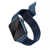 Blue | Apple Watch Milanese Magnetic Loop Strap | Stainless Steel Band  | 42mm / 44mm / 45mm view 4
