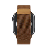 Coffee Color | Apple Watch Milanese Magnetic Loop Strap | Stainless Steel Band  | 42mm / 44mm / 45mm view 2