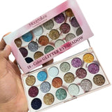 Mocallure 18 Color Glitter Kit | High-Pigment Sparkle Palette for Eyes, Lips & Face Makeup view 2