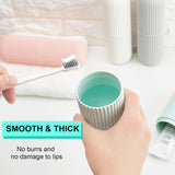 Portable Toothbrush & Toothpaste Holder Case | Travel Storage Box with Cup Function view 2