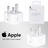 Apple 20W USB-C Power Adapter | Fast Charger | AAA Quality | Compatible with iPhone & iPad view 1