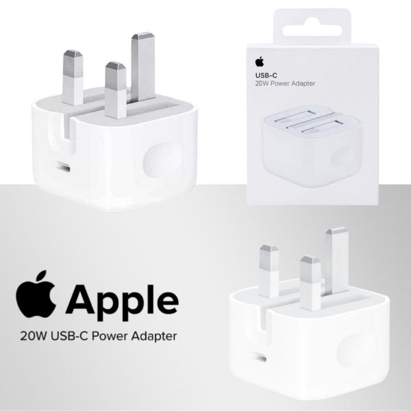 Apple 20W USB-C Power Adapter | Fast Charger | AAA Quality | Compatible with iPhone & iPad