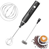Rechargeable Electric Coffee Frother & Egg Beater | High-Speed Handheld Mixer with USB Charging view 2