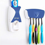Automatic Toothpaste Dispenser Set with Wall-Mounted Toothbrush Holder | Touch-Free Bathroom Organizer view 4