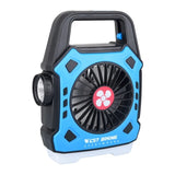 Multipurpose Rechargeable Desk & Camping Fan with LED Light, Flashlight & Power Bank view 5