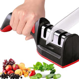 3-in-1 Knife Sharpener Set with Ceramic Peeler | 3-Stage Blade Restorer view 1