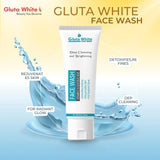 Gluta White Face Wash | Deep Cleansing Brightening Oil Control Gentle Daily Cleanser view 2