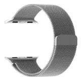 Grey | Apple Watch Milanese Magnetic Loop Strap | Stainless Steel Band  | 42mm / 44mm / 45mm view 1