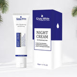 Gluta White Night Cream | Advanced Brightening & Anti-Aging Formula with Glutathione & Vitamins (50ml) view 2
