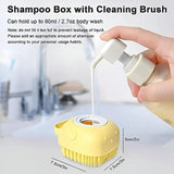Soft Silicone Bath Brush with Hooks | Baby & Adult Body Scrubber | Random Color | With Box view 2