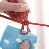 Portable Drying Rope with 12 Clips & 2 Hooks | Travel Clothesline for Indoor & Outdoor Use view 4